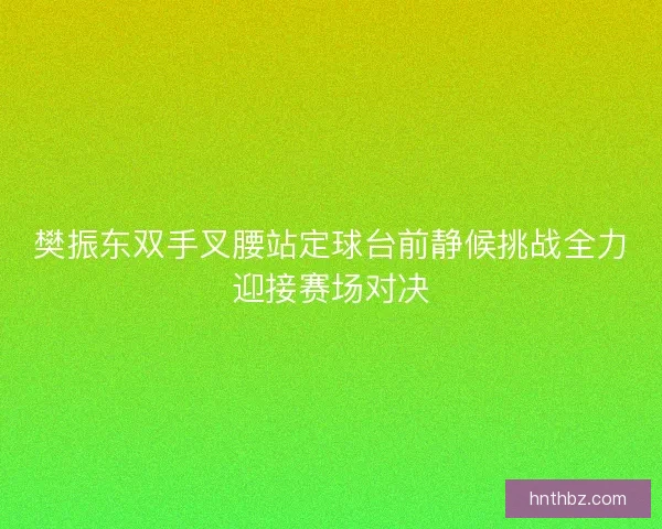 樊振东双手叉腰站定球台前静候挑战全力迎接赛场对决